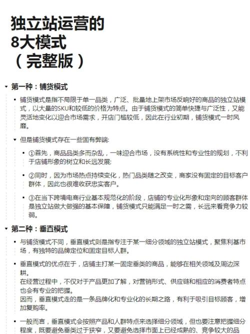 独立站运营分工具体都有哪些类型？