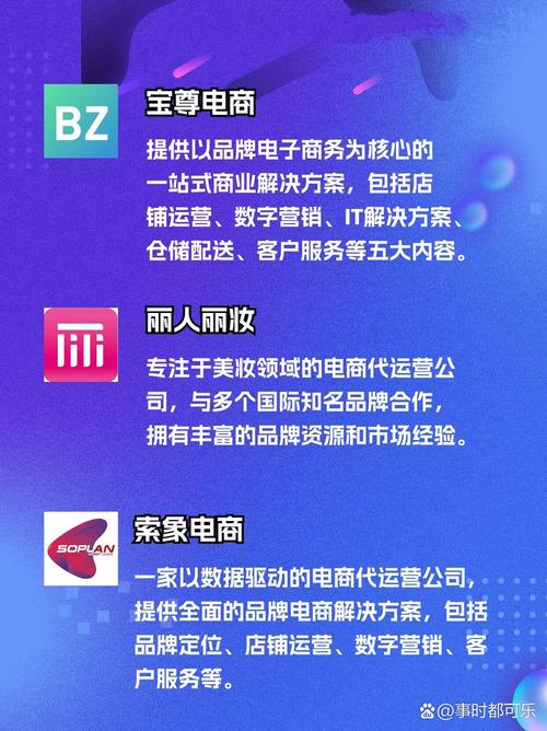 国内有哪些知名电商代运营公司？