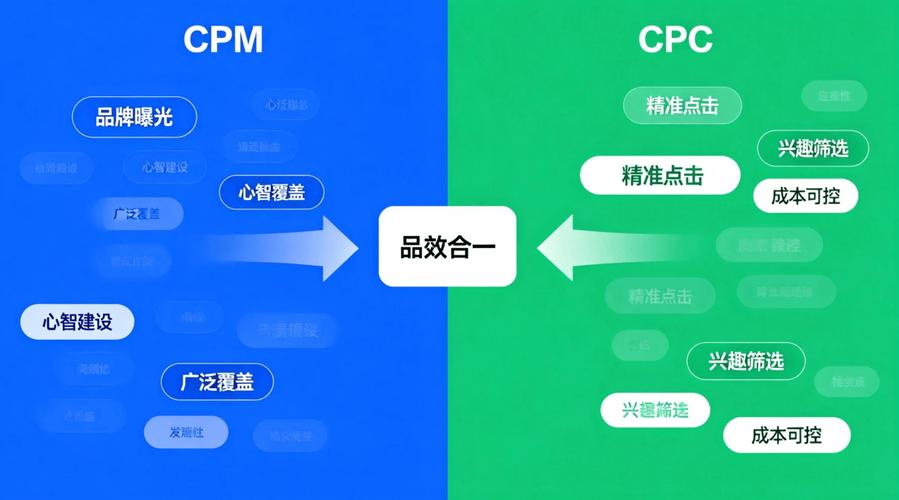 如何通过点击盈利的CPC广告和展示收益的CPM广告实现精准覆盖？