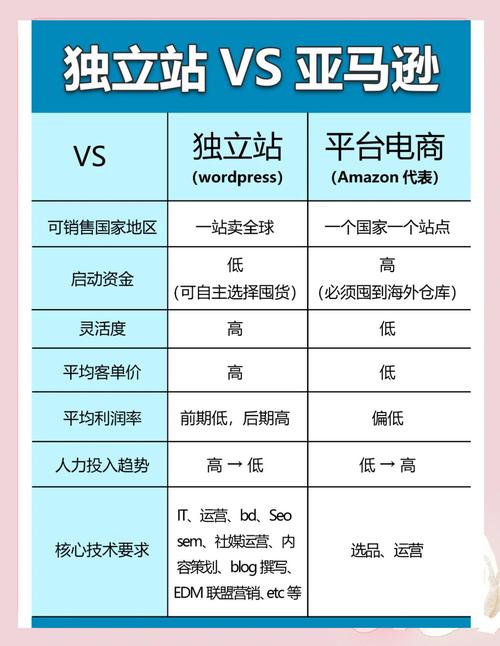 独立站和亚马逊有哪些本质区别？一文解析让你快速掌握！