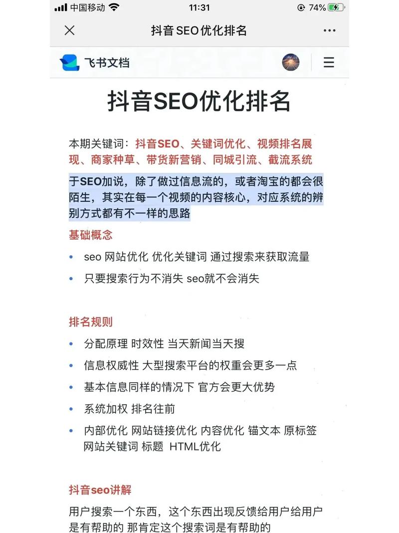 抖音哈密SEO优化有哪些不为人知的秘籍可以分享？