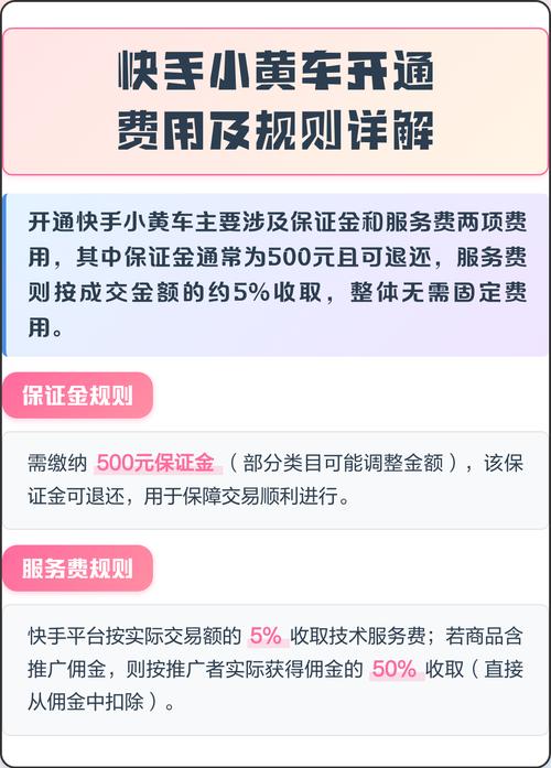 快手小黄车使用费用是多少？收费标准详解？